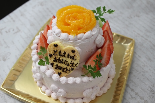 二段のケーキ